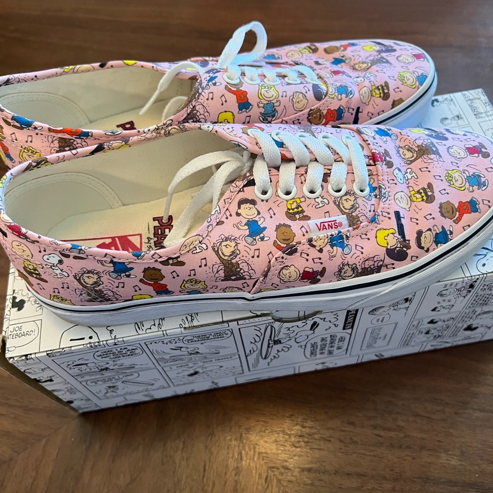 Vans Peanuts Shoes - Pink size 9.5 men’s - Picture 5 of 8